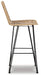 Angentree Bar Height Bar Stool - Affordable Home Luxury