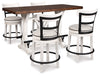 Valebeck Counter Height Dining Set - Affordable Home Luxury