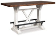 Valebeck Counter Height Dining Table - Affordable Home Luxury