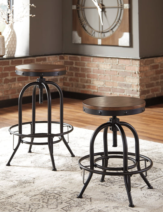 Valebeck Bar Height Bar Stool - Affordable Home Luxury