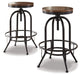 Valebeck Bar Height Bar Stool - Affordable Home Luxury