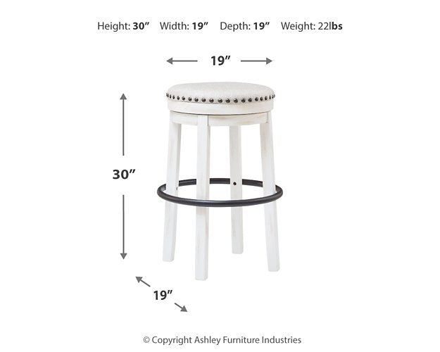 Valebeck Bar Height Stool - Affordable Home Luxury