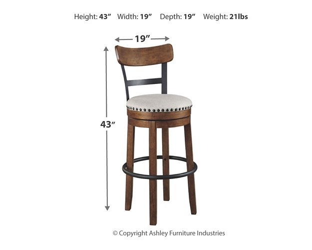 Valebeck Bar Height Bar Stool - Affordable Home Luxury