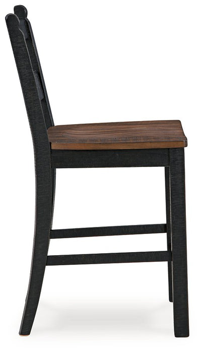 Valebeck Counter Height Barstool - Affordable Home Luxury