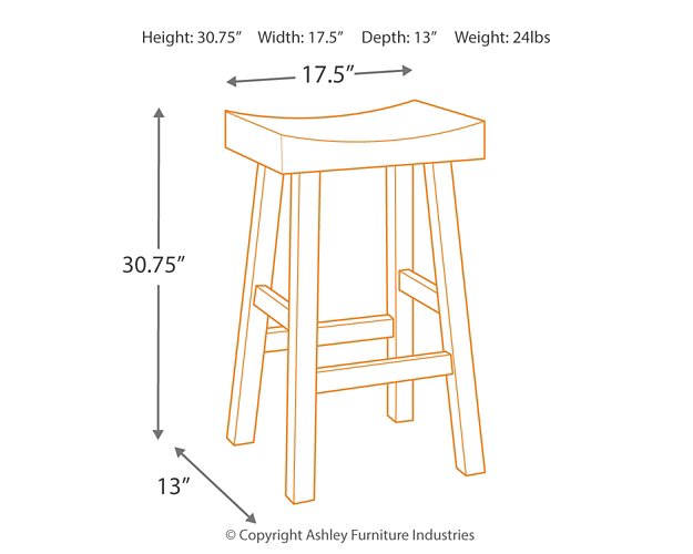 Glosco Bar Height Bar Stool - Affordable Home Luxury