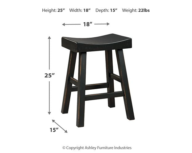 Glosco Counter Height Bar Stool - Affordable Home Luxury