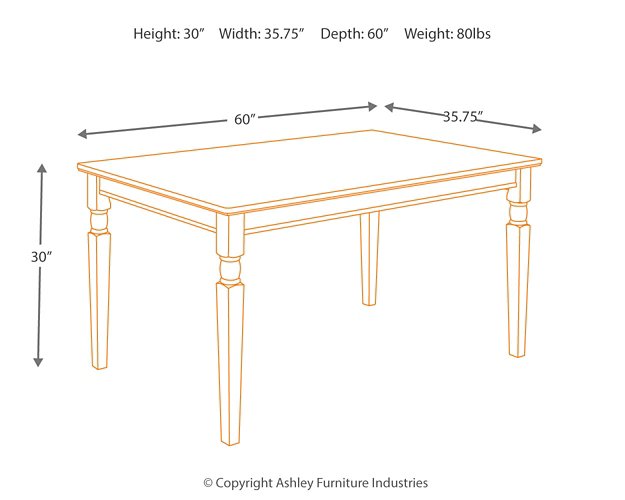 Owingsville Dining Table - Affordable Home Luxury