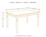 Owingsville Dining Table - Affordable Home Luxury