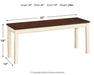 Whitesburg Dining Bench - Affordable Home Luxury