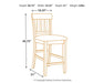 Haddigan Counter Height Bar Stool - Affordable Home Luxury