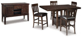 Haddigan Counter Height Dining Set - Affordable Home Luxury