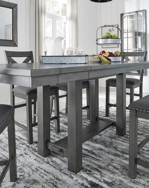 Myshanna Counter Height Dining Extension Table - Affordable Home Luxury