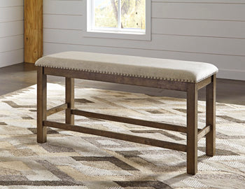 Moriville Counter Height Dining Bench - Affordable Home Luxury