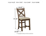 Moriville Counter Height Bar Stool - Affordable Home Luxury