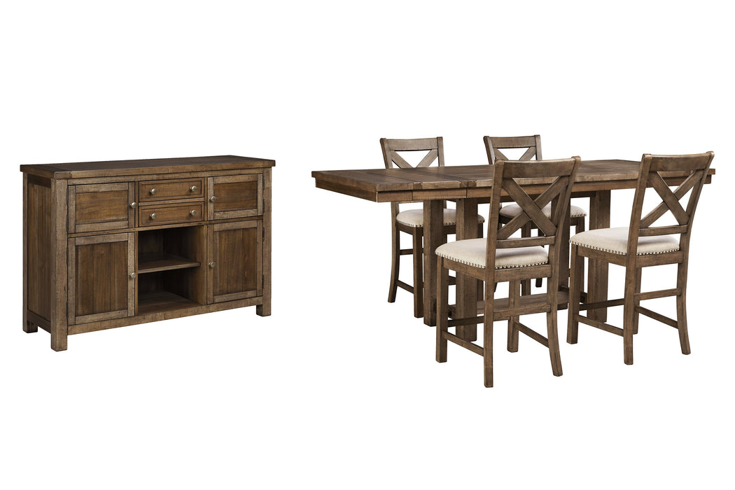 Moriville Counter Height Dining Set - Affordable Home Luxury