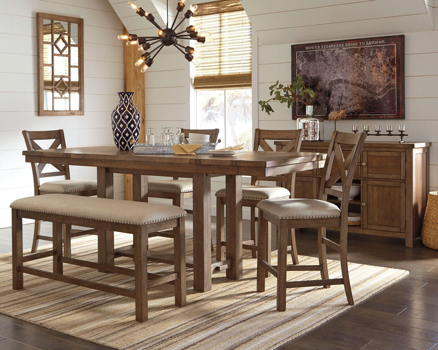 Moriville Counter Height Dining Set - Affordable Home Luxury