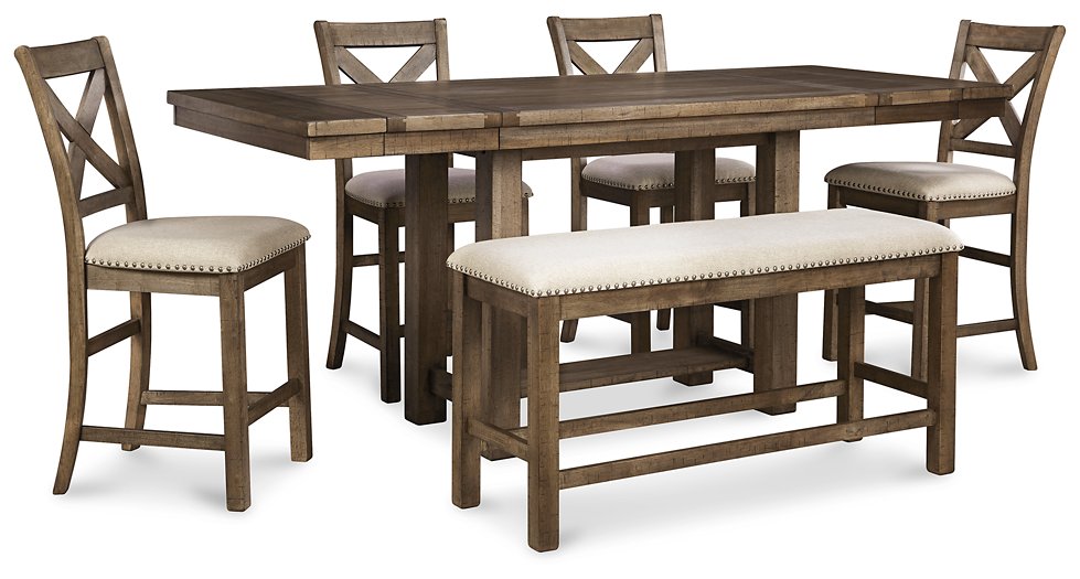 Moriville Counter Height Dining Set - Affordable Home Luxury