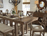 Moriville Counter Height Dining Extension Table - Affordable Home Luxury