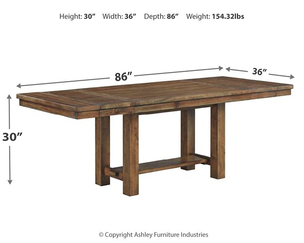 Moriville Dining Extension Table - Affordable Home Luxury