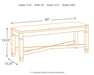 Tyler Creek Dining Bench - Affordable Home Luxury