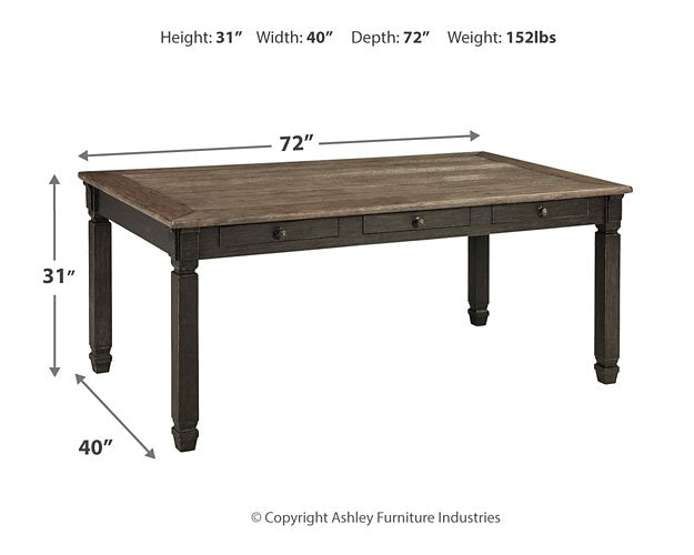 Tyler Creek Dining Table - Affordable Home Luxury