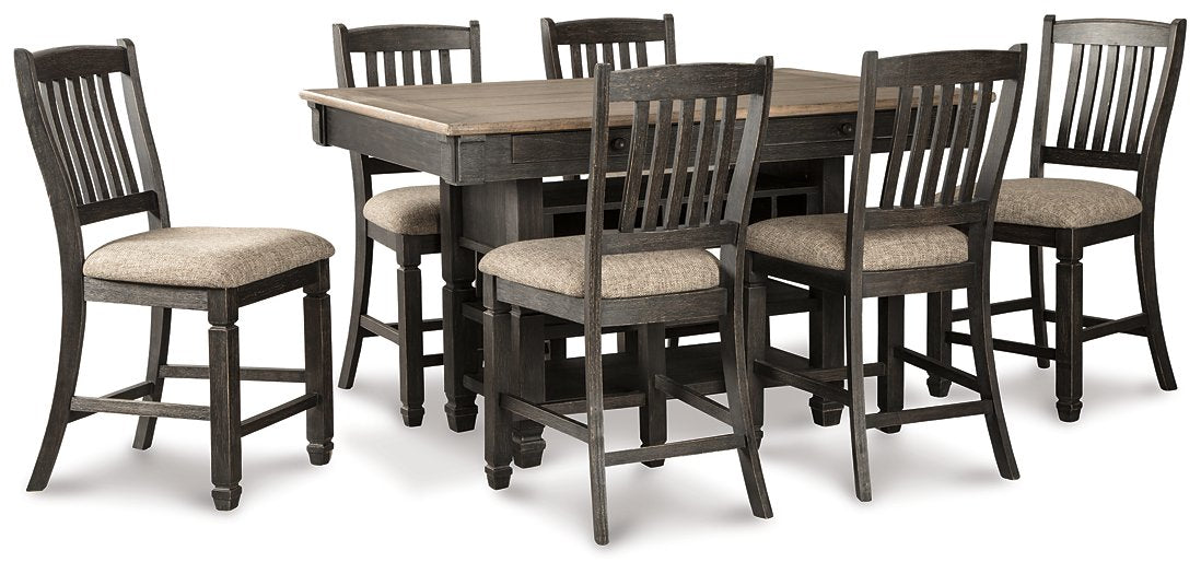 Tyler Creek Counter Height Dining Set - Affordable Home Luxury