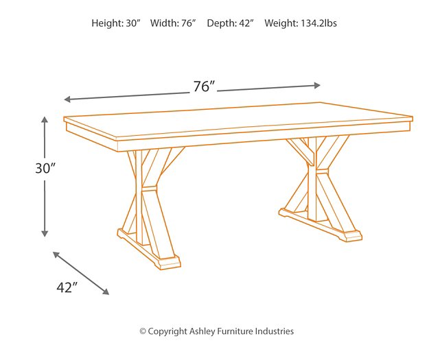 Grindleburg Dining Table - Affordable Home Luxury