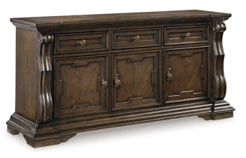 Maylee Dining Buffet and Hutch - Affordable Home Luxury