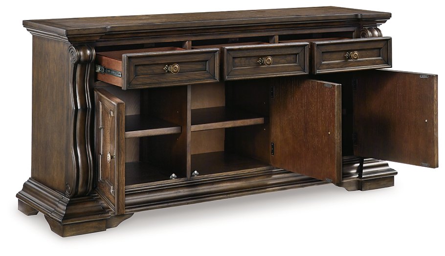 Maylee Dining Buffet and Hutch - Affordable Home Luxury