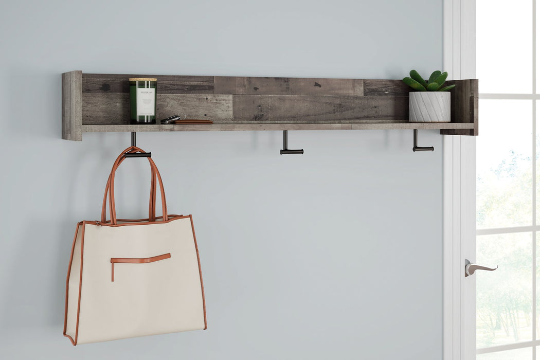 Neilsville Wall Mounted Coat Rack with Shelf - Affordable Home Luxury