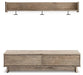 Oliah Bench with Coat Rack - Affordable Home Luxury