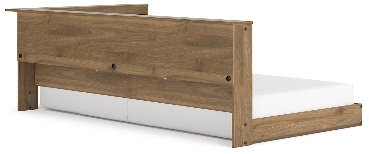 Deanlow Bookcase Storage Bed - Affordable Home Luxury