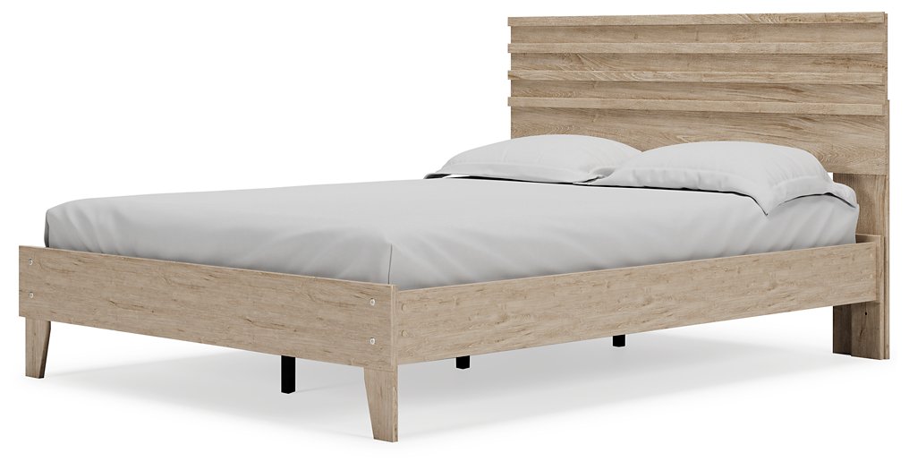 Oliah Queen Panel Bed - Affordable Home Luxury