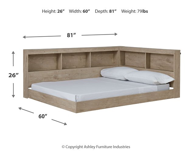 Oliah Youth Bookcase Storage Bed - Affordable Home Luxury