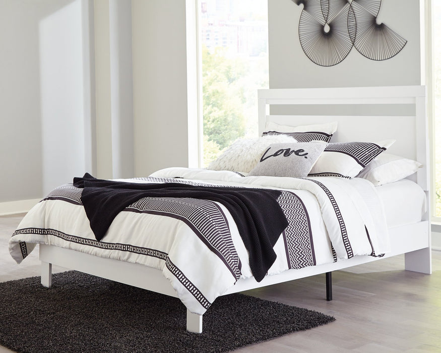 Flannia Panel Bed - Affordable Home Luxury