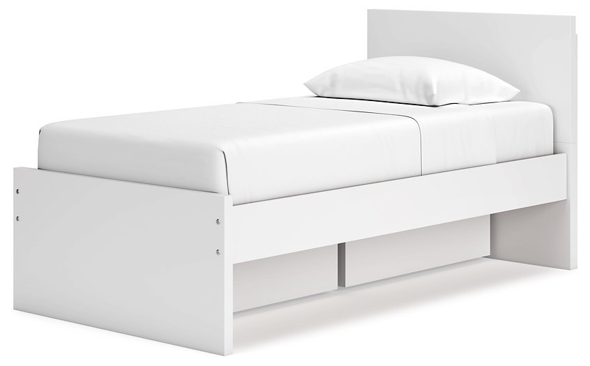 Onita Panel Bed with 1 Side Storage - Affordable Home Luxury