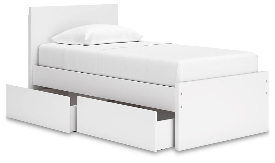 Onita Panel Bed with 1 Side Storage - Affordable Home Luxury