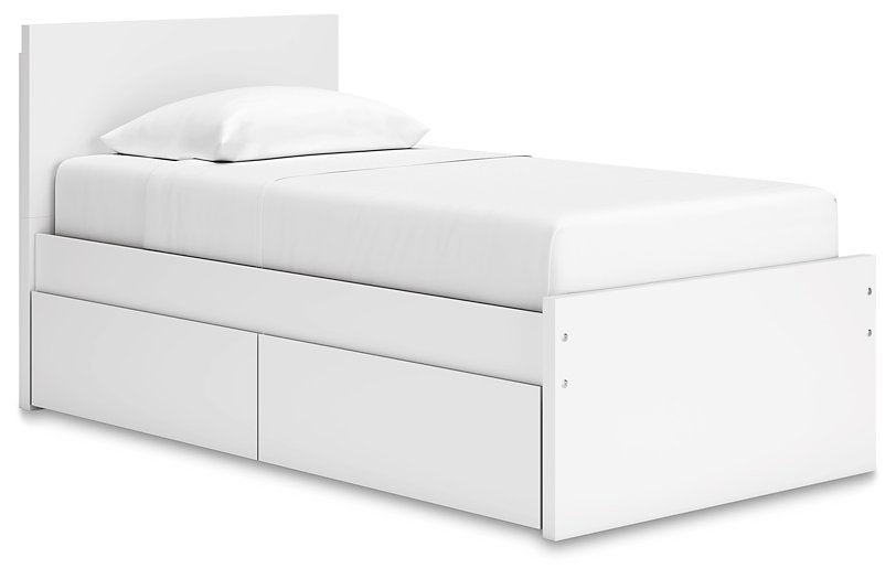 Onita Panel Bed with 1 Side Storage - Affordable Home Luxury