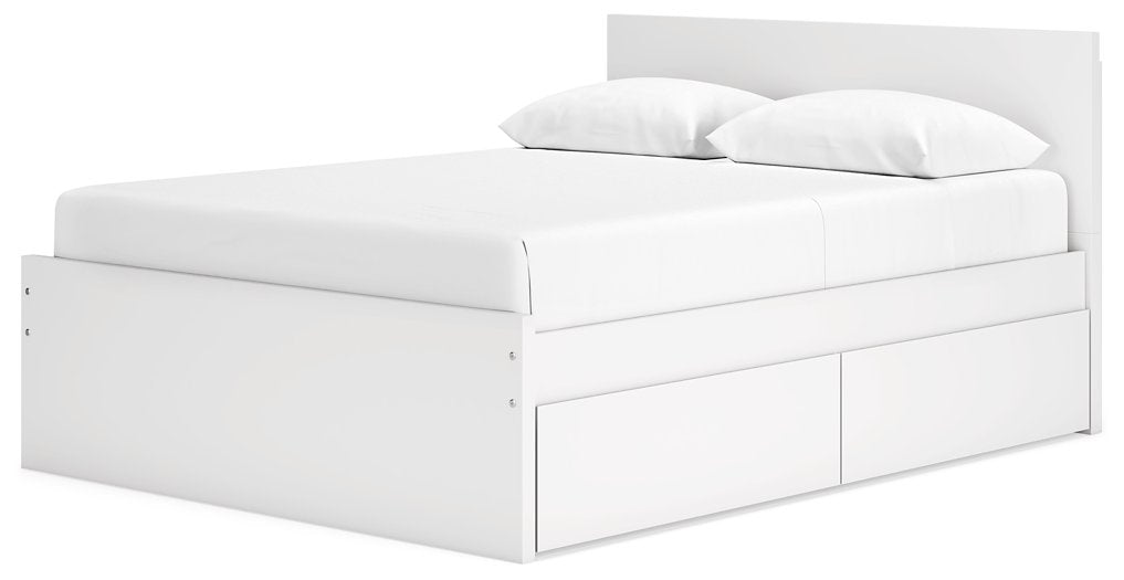 Onita Panel Bed with 2 Side Storage - Affordable Home Luxury