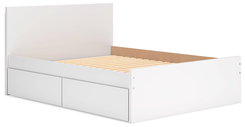 Onita Panel Bed with 2 Side Storage - Affordable Home Luxury