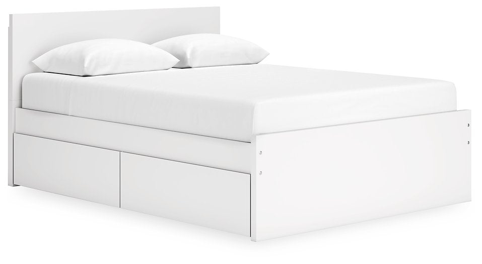 Onita Panel Bed with 2 Side Storage - Affordable Home Luxury