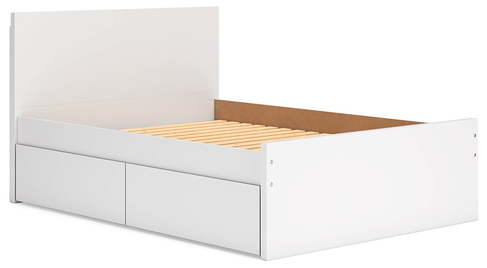 Onita Panel Bed with 1 Side Storage - Affordable Home Luxury