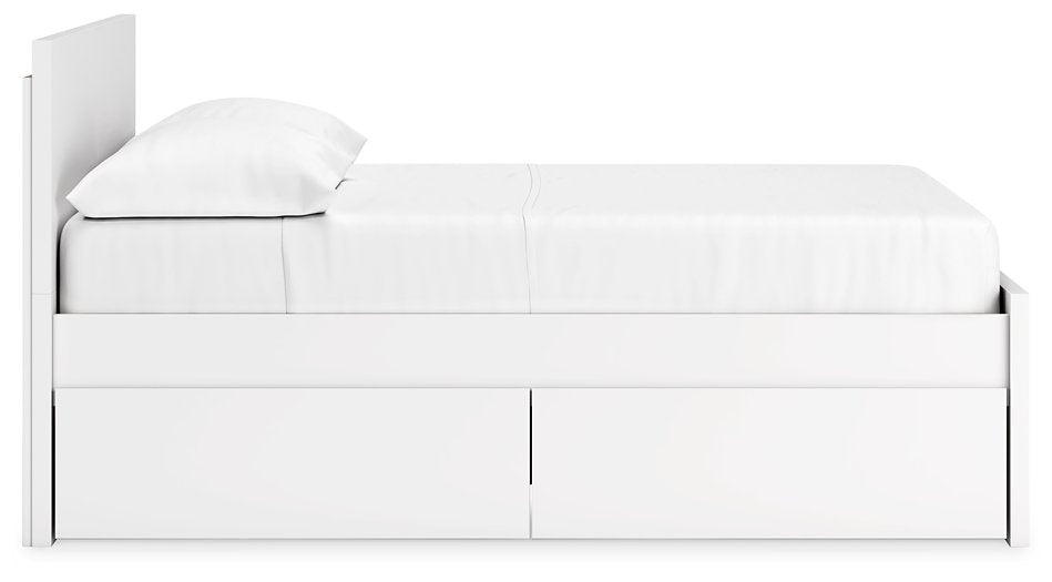 Onita Panel Bed with 1 Side Storage - Affordable Home Luxury