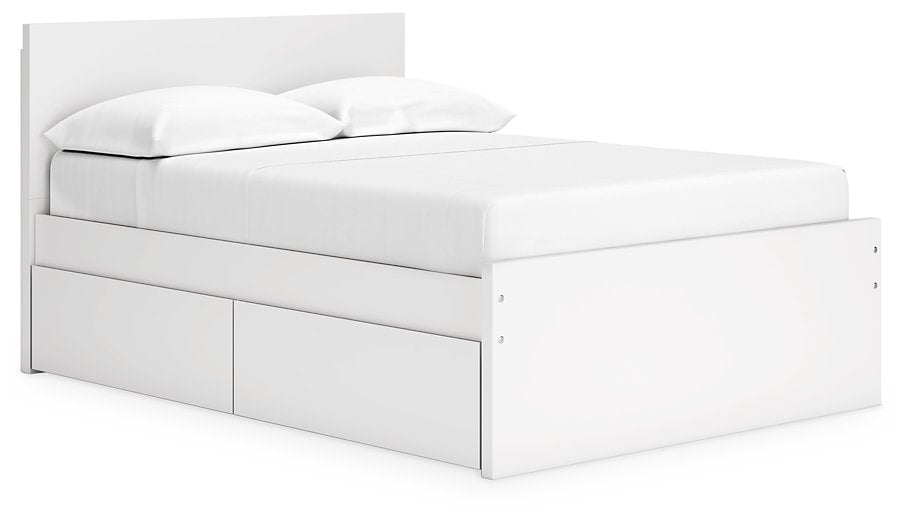 Onita Panel Bed with 2 Side Storage - Affordable Home Luxury