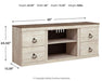 Willowton TV Stand with Electric Fireplace - Affordable Home Luxury