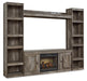 Wynnlow 4-Piece Entertainment Center with Electric Fireplace - Affordable Home Luxury