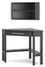 Otaska Home Office Corner Desk with Bookcase - Affordable Home Luxury