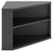 Otaska Home Office Corner Bookcase - Affordable Home Luxury