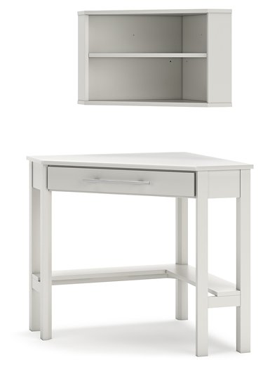 Grannen Home Office Corner Desk with Bookcase - Affordable Home Luxury