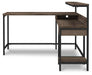 Arlenbry Home Office L-Desk with Storage - Affordable Home Luxury